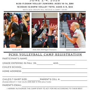 Port Charlotte High School Summer Volleyball Camp