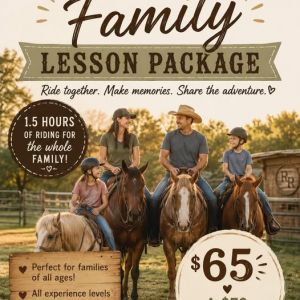Rustic Reins Ranch Family Lesson Package