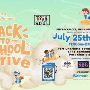 07/25 6th Annual Back-to-School Drive Port Charlotte Mall