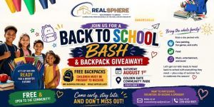 08/01  RealSphere Back to School Bash & Backpack Giveaway