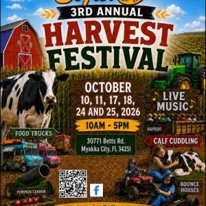 10/04- 10/26 Dakin Dairy Farms Harvest Festival